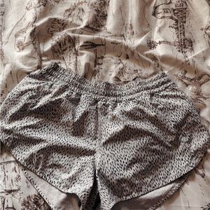 lululemon athletica Black and Gray Athletic Shorts